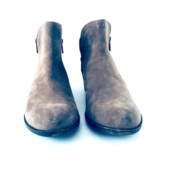 Lucky Brand Suede Side Zip Ankle Boot Sz US 9.5 - Picture 4 of 8
